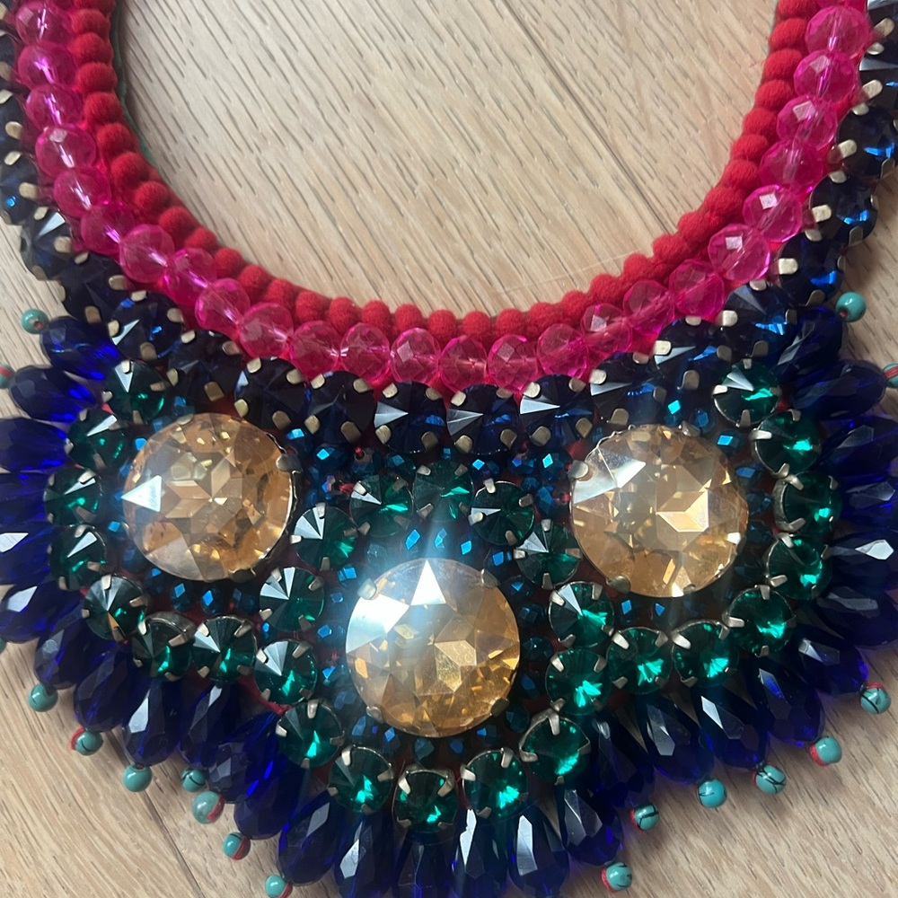 Roberta Roller Rabbit Bib Necklace - Picture 3 of 5